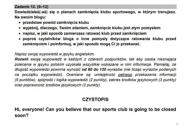 Jak pisać bloga po angielsku na egzamin ósmoklasisty bez błędów